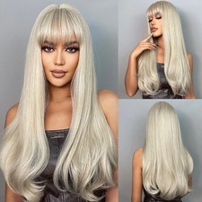 Synthetic Wig Brown Blonde
