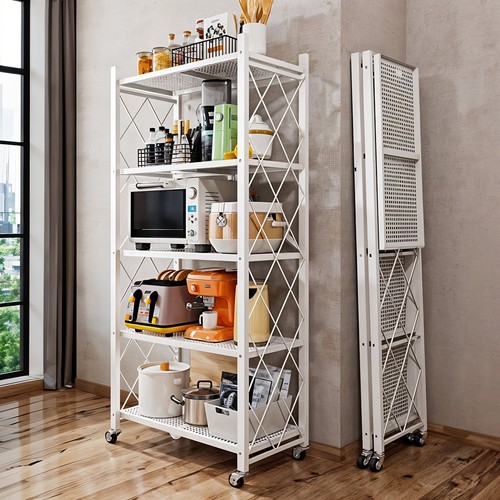 Tier foldable bookshelf on - foldable,