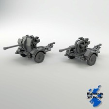 2 x Flak 38 Anti-Aircraft WW2