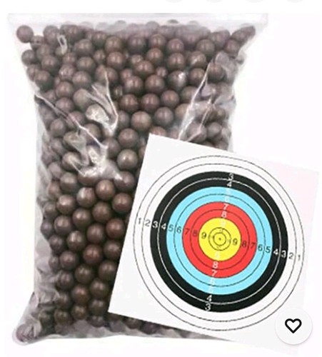 550 mud balls target - mud,