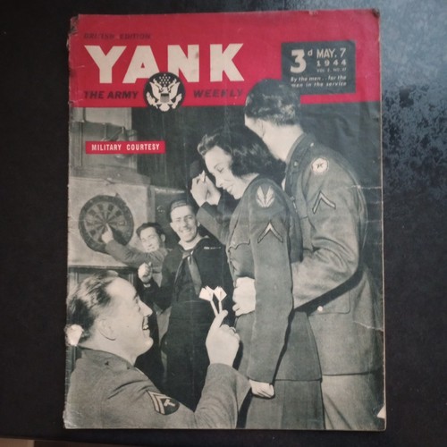 Yank wwii army weekly magazine - yank,