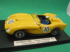 NINCO FERRARI 250TR LM 58 YELLOW #10 CHANGE OF LIVERY EXTRA LIGHTS ADDED