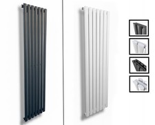 Vertical oval tube radiator - oval,