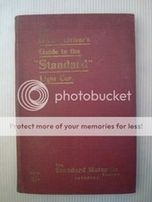 STANDARD LIGHT CAR Handbook 1922
