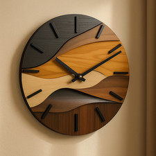 Modern Layered Artistic Wall Clock
