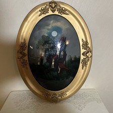 Antique Convex glass Reverse