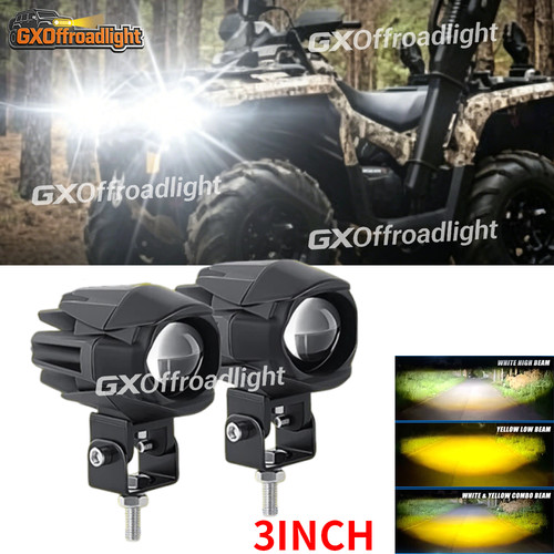 Amber led light headlight - 3"amber,