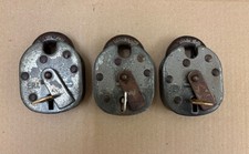 Era Big Six XL Size 6 Lever Close Shackle Padlocks x3 Keyed Alike 3 Keys.
