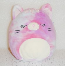 Squishmallows Caeli Cat Pink Purple Tie Dye 8" Plush Kellytoy Squishmallow NWOT