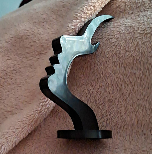 Abstract face sculpture statue - face,