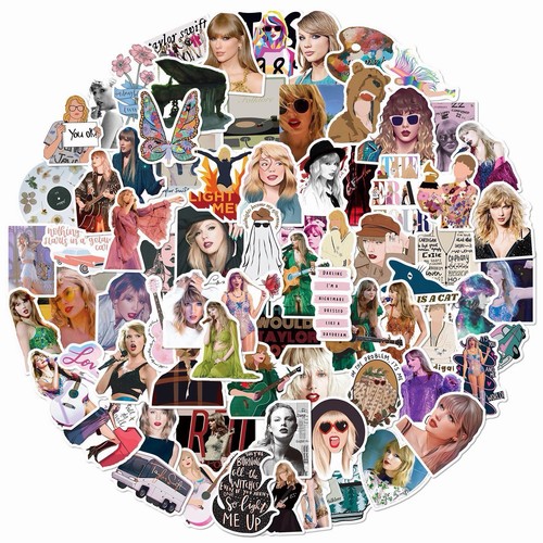 100 taylor swift stickers - swift,