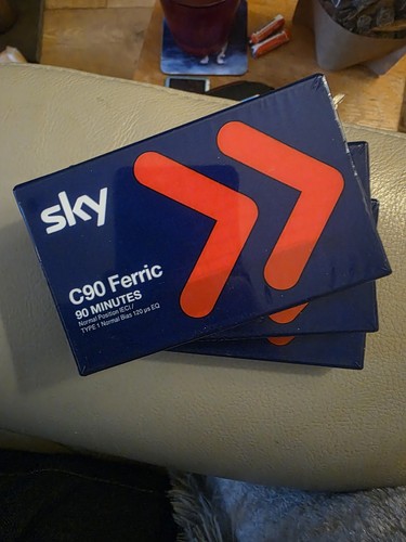 Sky c90 ferric blank audio - c90, x3