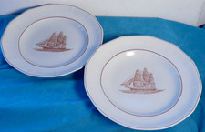 2 x Wedgwood Flying Cloud 10"