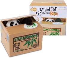 Panda Stealing Coin Penny Electronic Money Box Piggy Bank for Kids Gift Toy