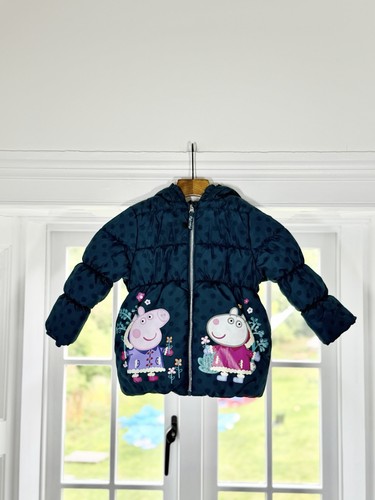 George peppa pig puffer coat - george,