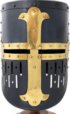 Medieval Warrior Templar Brass