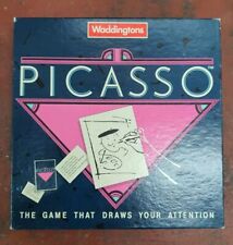Picasso Drawing Game, Waddingtons. Vintage 1990 Complete Age 16+, 3-6 Players VG