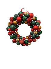 John Lewis Christmas Cottage Bauble Wreath
