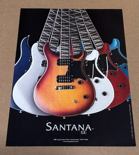 Prs guitars santana - -, se