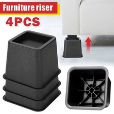 4x Heavy Duty Bed Chair Risers