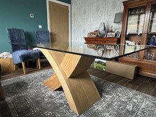 Glass table seats - glass, 8