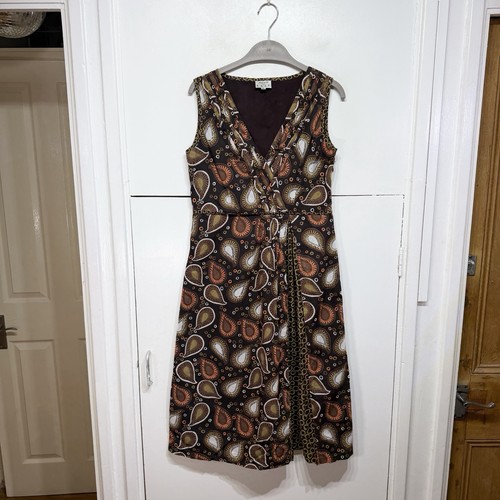Anokhi for east dress brown - anokhi,