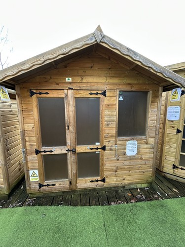 8x6 plain budget summerhouse - 8x6,