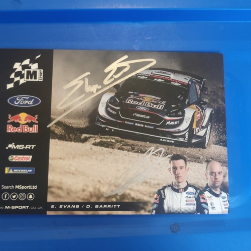 Elfyn evans dan barritt ford - &,