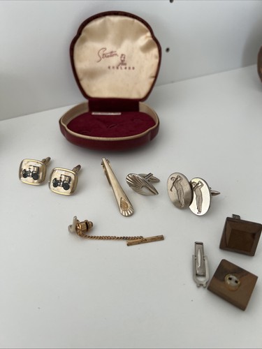 Cuff links tie clip - clip,