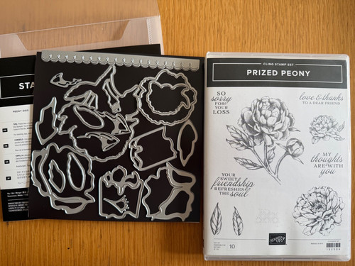 Stampin prized peony stamp - prized,