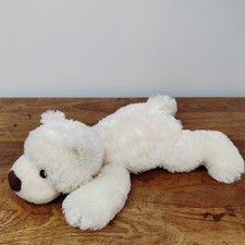 Tesco Floppy Bear Plush Teddy Soft Toy Cream 16" Large 2006