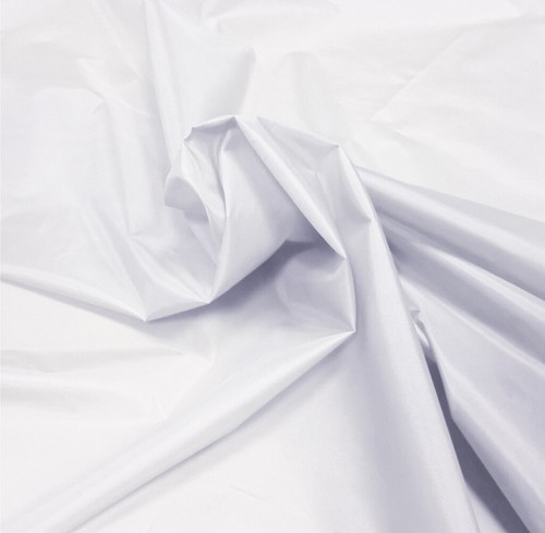 White nylon look fabric - look,