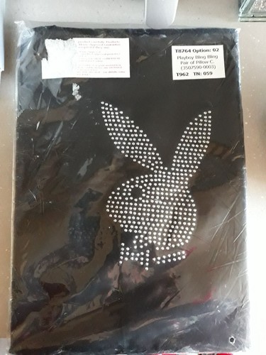 Playboy bling satin pillow - playboy,