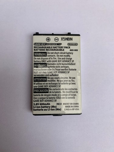 Gba 600mah gameboy - sp,