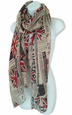 Newspaper UK Flag Print Scarf