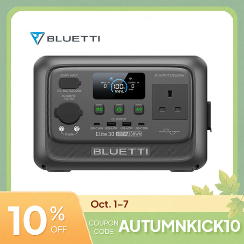 Bluetti elite 288wh 600w - 30,