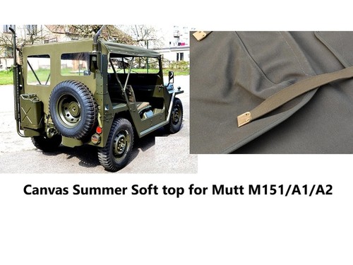 Canvas summer soft - top, fits