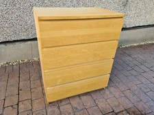 IKEA Malm Chest of 4 Drawers