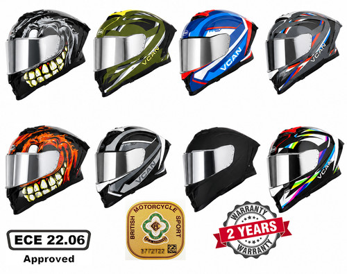 Vcan h162 motorbike helmet - vcan,