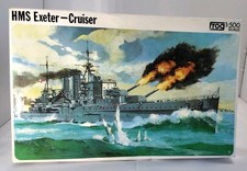 FROG 1/500 F121 HMS EXETER Cruiser Model Ship Boat Kit See Description 