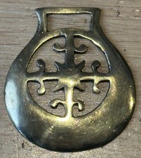 ANTIQUE CAST HORSE BRASS - 19
