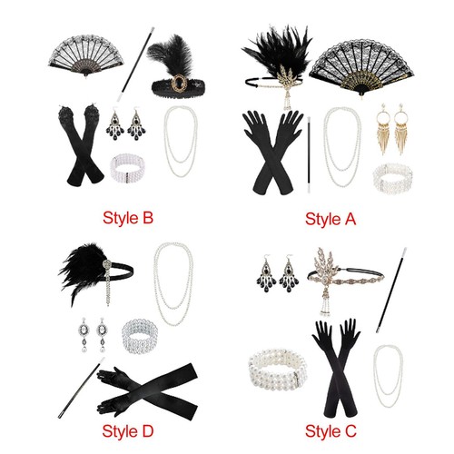 Women 1920s accessories - 1920s, set