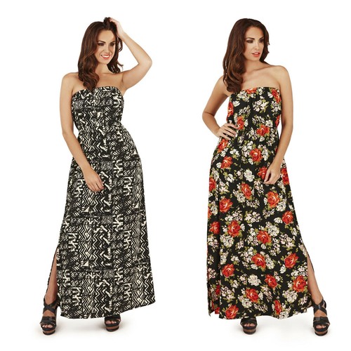 Long summer maxi dress - long, ladies