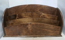 Antique Large Wooden Letter Rack