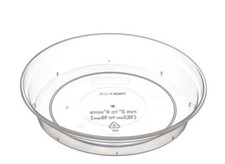 Stewart Garden Orchid Plant Pot Saucer - Clear - For 11cm/5" - 15cm/6" Pots