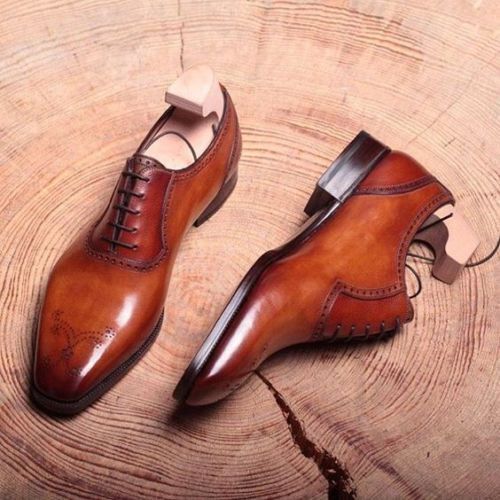 Mens handmade shoes brown - shoes,