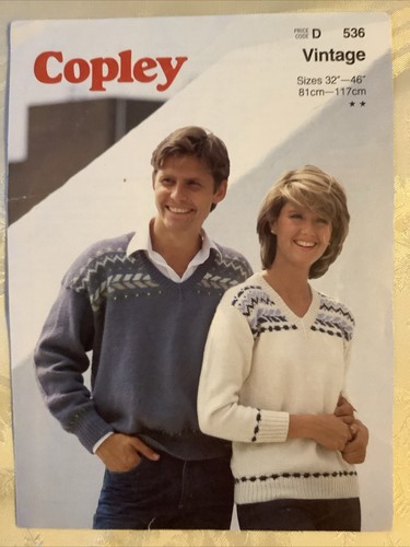 Copley knitting pattern 536