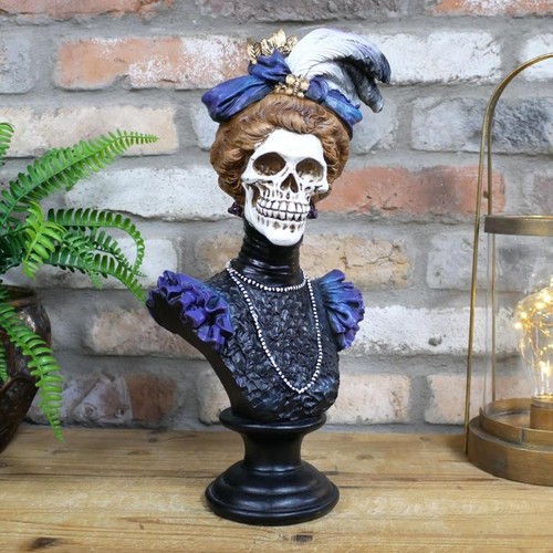 Skeleton ornament bust - ornament,