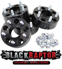 Black Raptor 50mm Aluminium Land Rover Discovery 2 TD5 and V8 Wheel Spacers
