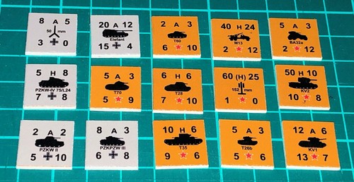 Panzerblitz extra counters - extra, &